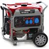 GeoTech Pro GGP 6500 ESA - Generatore di corrente carrellato con AVR avv. elettrico 5.4 kW - Continua 5 kW Monofase