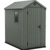 Keter Darwin verde - Casetta porta attrezzi - Con finestra laterale - 125.8x184.5x205 cm