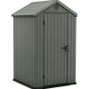 Keter Darwin verde - Casetta porta attrezzi - 123x117x205 cm