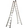 Marchetti Black 66, 2x12 gradini, 6.30 m - Scala telescopica in alluminio - Altezza stimata operativa 7.30 m
