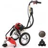 GeoTech WBC 520 - Decespugliatore a ruote a miscela a spinta
