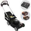 Worx Nitro WG749E - Tagliaerba semovente a batteria - 2x20V/4Ah - Taglio 46 cm