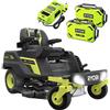Ryobi ZTRX76 - Trattorino tagliaerba a batteria a raggio zero - 72V/20Ah - taglio da 76cm - 2in1