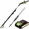 Verdemax PTT20 - Kit potatore e tagliasiepe telescopico - Batteria 20V 2Ah