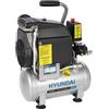 Hyundai BA1-80-6L - Compressore aria elettrico silenziato oilless - motore 1,5HP