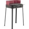 Mille Flavia s/r 45 - Barbecue in ferro artigianale a carbone - 45,5x29,5cm