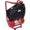 Fini Ciao 6 - Compressore aria elettrico portatile monofase, oil-less - Motore 1,5 HP - 6 lt