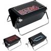 DCG - Barbecue portatile 3in1 - Carbone - Elettrico - Gas