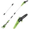 Greenworks G40PSF - Potatore a batteria 40V - A spalla su asta di prolunga - SENZA BATTERIA e CARICABATTERIA