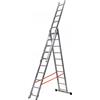 Gierre Modula AL420, 3x10 gradini, 5.97 m - Scala in alluminio - Altezza stimata operativa 6.97 m