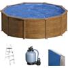 Gre Pacific Rotonda Ø460 x 120 cm - Piscina fuori terra in acciaio