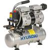 Hyundai 4J-750-6L - Compressore aria elettrico silenziato - motore 1 HP