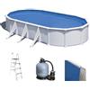 Gre Atlantis Ovale 800x470x132cm - Piscina fuori terra in acciaio