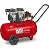 Fini Siltek 50 - Compressore aria elettrico monofase, oil-less - Motore 1.3 HP - 50 lt
