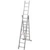 Facal Stilo SL230-3, 3x8 gradini, 5.10 m - Scala telescopica in alluminio allungabile - Altezza stimata operativa 6 m