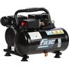 FIAC SUPERSILENT 6/1 - Compressore aria elettrico portatile monofase silenziato, oil-less - Motore 1 HP - 6 lt