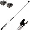 Volpi KV201 - Forbice elettrica da potatura su asta - 2X21.6V 4Ah - Diametro di taglio 38mm