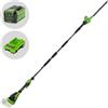 Greenworks PH40B01-01 - Tagliasiepi elettrico su asta di prolunga telescopica orientabile - 40V/2Ah