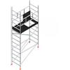 S.T.P. Fiorino - Trabattello in alluminio - Quattro alzate - Altezza 5 m