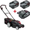 AL-KO 38.1 Li Easy - Tagliaerba a batteria - Taglio 37 cm - 2 x 18V/4,0 Ah