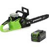 Greenworks GD40CS15K4 - Elettrosega a batteria 40V 4Ah - Lama da 35cm