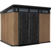 Keter Signature Venetian 9x7 - Casetta da giardino - Con porta doppia anta - 277x218x226 cm