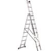 Svelt Euro E3 SCE3R030, 3x12 gradini, 9.10 m - Scala telescopica in alluminio allungabile - Altezza stimata operativa 10.10 m