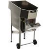 JOLLY ITALIA Jolly Falkom Defogliatrice elettrica per olive in acciaio inox AISI 304 Variatore di velocità e vasca 77 L
