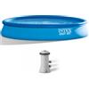 Intex Easy Set 28158NP - Ø457x84 cm - Piscina gonfiabile + Pompa filtro 45 W