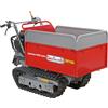 GeoTech Pro GeoPorter 630E Hydro - Motocarriola cingolata cassone estensibile idraulico 600Kg