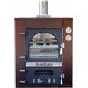 AgriEuro TOP-LINE Forno a legna da incasso Medius 60 Deluxe INC INOX - Smalto ramato