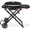 Weber Traveler Compact 1501750 - Barbecue a gas portatile - Carrello di supporto