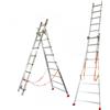 Facal Atlanta ATL350-2, 2x12 gradini, 5.66 m - Scala in alluminio - Altezza stimata operativa 6.40 m
