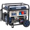 BullMach AMBRA 13800 E-3 - Generatore di corrente carrellato a benzina con AVR 10 kW - Continua 9 kW Trifase