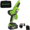 Greenworks GD48MCS10XK2 - Potatore a batteria brushless manuale - 48V 2Ah