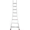 Facal Atlanta ATL-08/S, 8 gradini, 2.30 m - Scala da appoggio in alluminio - Altezza stimata operativa 3.19 m