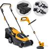 Stiga Collector 136e Kit + GT 100e - Kit Tagliaerba a batteria + Tagliabordi a batteria - 40V - 2x 20V/2Ah