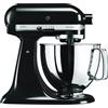 KitchenAid Artisan 5KSM125-EOB Nero Onice - Planetaria con testa reclinabile