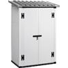 Garofalo Urban 100 - Casetta da giardino - Con porta a doppia anta - 122.5x82.5x201 cm