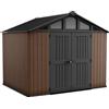 Keter Stronghold 10X8 - Casetta da giardino - Con porta a doppia anta - 305x243x251 cm