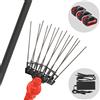 Aima Tandem Cordless - Abbacchiatore elettrico a batteria - Asta fissa in alluminio - 250cm- 3 x 21V 5.2Ah