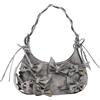 Desigual borsa a tracolla Nickel Haiti Mini Shoulder Bag Dark Grey grigio