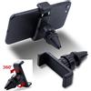 Fly Design Per Universale Supporto Auto Girevole A 360° Per Smartphone Ventola Griglia