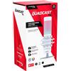 HyperX QuadCast S White RGB USB Microfono a condensatore PC PS5 Mac - GIAPPONE
