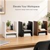 Supporto per Monitor da Scrivania con Rialzo e Organizer Portaoggetti, per casa