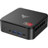 NiPoGi E3B Mini PC ΑΜD Ryzen 5 7430U 32GB RAM/1TB SSD WiFi 6/BT5.2 Max 4.3GHz
