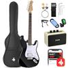 Tuono Donner ST Type Chitarra elettrica per principianti set con mini amplificatore