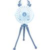 TOYANDONA Ventilatore Forma di Polpo Portatile Piccolo per Scrivania Ventilatore per Passeggino Batteria Ricaricabile e Connessione USB