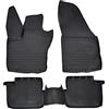 J&J AUTOMOTIVE Norm Liners Tappetini Auto su Misura per Fiat Tipo Dal 2015, Set da 4 Pezzi, 3D in Gomma TPE, Antiscivolo, Inodore, Colore Nero
