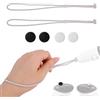 Generic 2 cinturini da polso per controller VR, compatibili con Meta Quest 3/3S, cinturino regolabile per controller VR con tappi per impugnatura per pollice, accessori per attrezzature da gioco di realtà